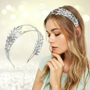 BECLOTH Exquisite Bridal Alloy Hair Band French Wedding Accessories Gold Leaves Olive Branches Hair Band Girl