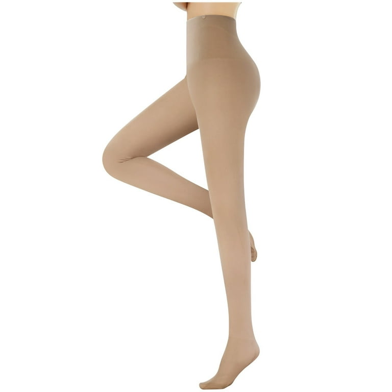 BECLOTH Lined Tights for Women, Opaque Pantyhose Leggings Winter Warm Thermal  Tights 