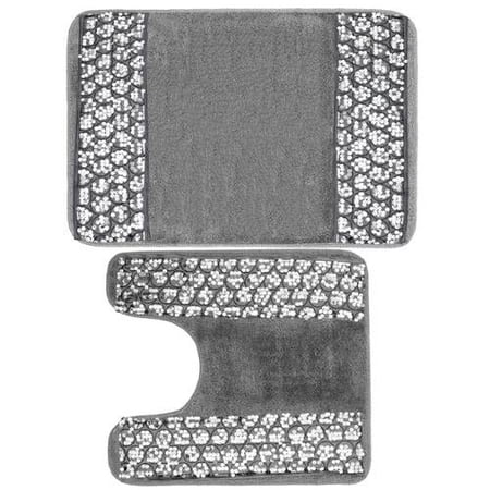 BED BATH N MORE Luxury Bathroom Rug and Contour Rug Set or Separates 21 x 32 Rug Single Piece
