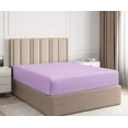 thumbnail image 1 of BEDDING BEGS -100% Microfiber, 1 PC Fitted Mattress Cover with 12" Deep Pocket-Lavender Solid, Queen Size, 1 of 5