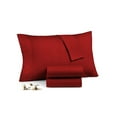 thumbnail image 1 of BEDDING BEGS-100% Microfiber, Envelope Closure Style, Pillow Cases Set of 2PC-Burgundy Solid (20"x 26"), 1 of 5