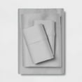 thumbnail image 1 of BEDDING BEGS 5 PC Split Sheet Set-100% Cotton, 800 TC, Split King Sheet Set for Adjustable Beds, 16" Deep Pocket, Hotel Quality Sheets-Light Gray Solid, 1 of 5