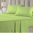 thumbnail image 1 of BEDDING BEGS SHEET SET 5 Piece -100% Egyptian Cotton, 800 TC, 15" Deep Pocket, Hotel Style Sheet Set-Sage Solid, Full/Queen Size, 1 of 8