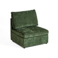 thumbnail image 1 of BEDEEP Chenille Single Seat, Green, 1 of 7