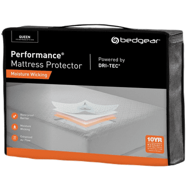 BEDGEAR Moisture Wicking Waterproof Fitted Mattress Protector, Twin-XL