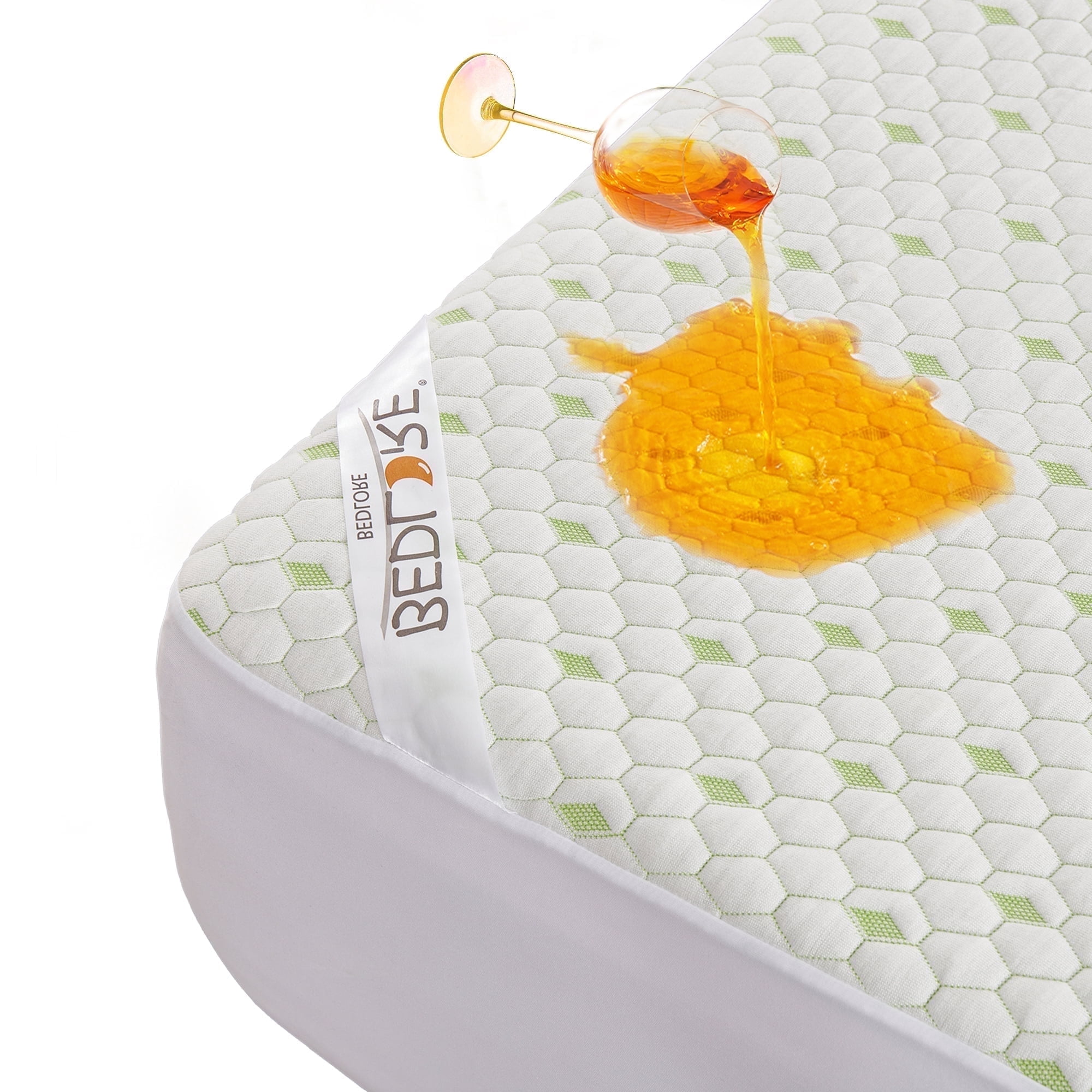 BEDLORE Mattress Protector Waterproof, Full Mattress Cover with 6"-15 ...
