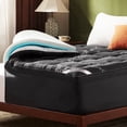 thumbnail image 1 of BEDLORE Mattress Topper Queen Size, 2" Gel Memory Foam Plus 2" Plush Pillow Top Pad, 4 " Mattress Pad Cover for Back Pain, 1 of 10