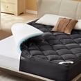 thumbnail image 1 of BEDLORE Memory Foam Mattress Topper Full, 2" Gel Memory Foam Plus 2" Fluffy Pillow Top Pad for Back Pain, Breathable and Supportive, 1 of 10