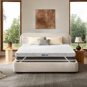 BEDLORE Twin Memory Foam Mattress Topper, 3 Inches Mattress Pad with Removable Washable Cover for Back Pain Relief