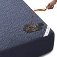 thumbnail image 1 of BEDLORE Waterproof Mattress Protector, Cal King Size Mattress Pad, Breathable Mattress Cover with Deep Pocket 6-18 inches, Soft Comfortable Bed Protector Machine Washable (Navy Blue), 1 of 10