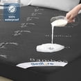 thumbnail image 1 of BEDLORE Twin Mattress Protector Waterproof, 3D Air Fabric Bamboo Mattress Cover Breathable Noiseless with 6"-15" Deep Pocket(Gray), 1 of 9