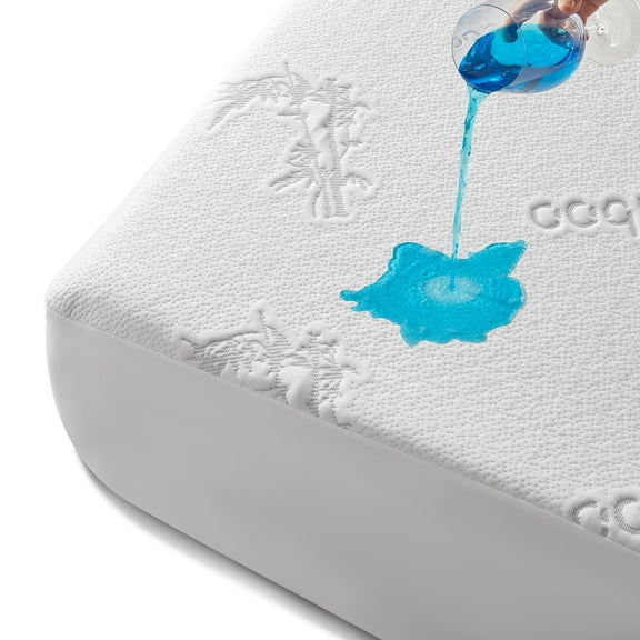 BEDLORE King Mattress Protector Waterproof, Noiseless Washable Mattress Cover Fitted for 6"-18" Deep Pocket