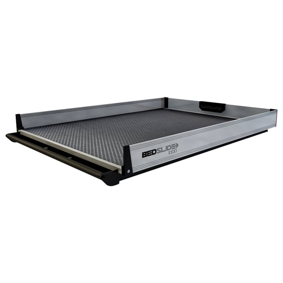 Bedslide 1000 Classic Sliding Truck Bed Organizer, 73 x 48-Inch, Capacity 1000 lbs, Truck Bed Storage Drawer, Silver