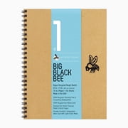 Bee Paper Big Black Bee Brown Bogus Recycled Rough Sketch Journal