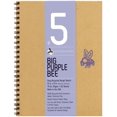 thumbnail image 1 of Bee Paper Big Purple Bee Gray Bogus Recycled Rough Sketch Journal, 1 of 2
