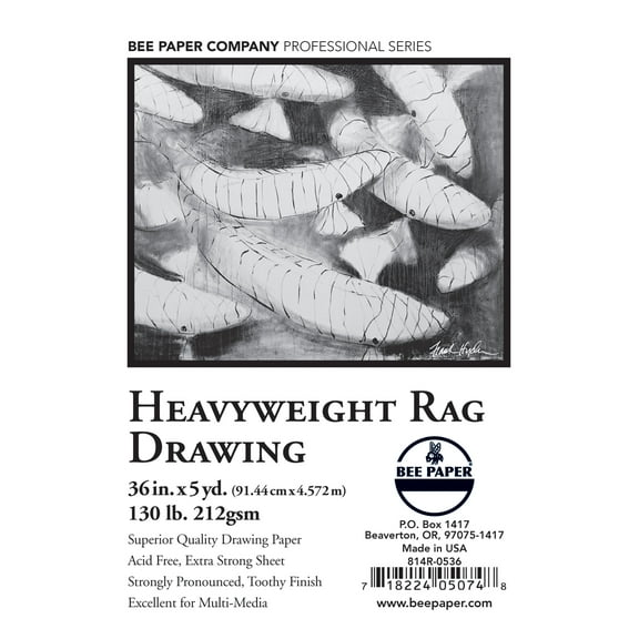 Royal & Langnickel - Bee Paper Company Heavyweight Rag Drawing Paper