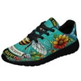 thumbnail image 1 of BEE Bee Kind Bee Peaceful Bee Happy Shoes Sneakers Black Size 3.5, 1 of 7