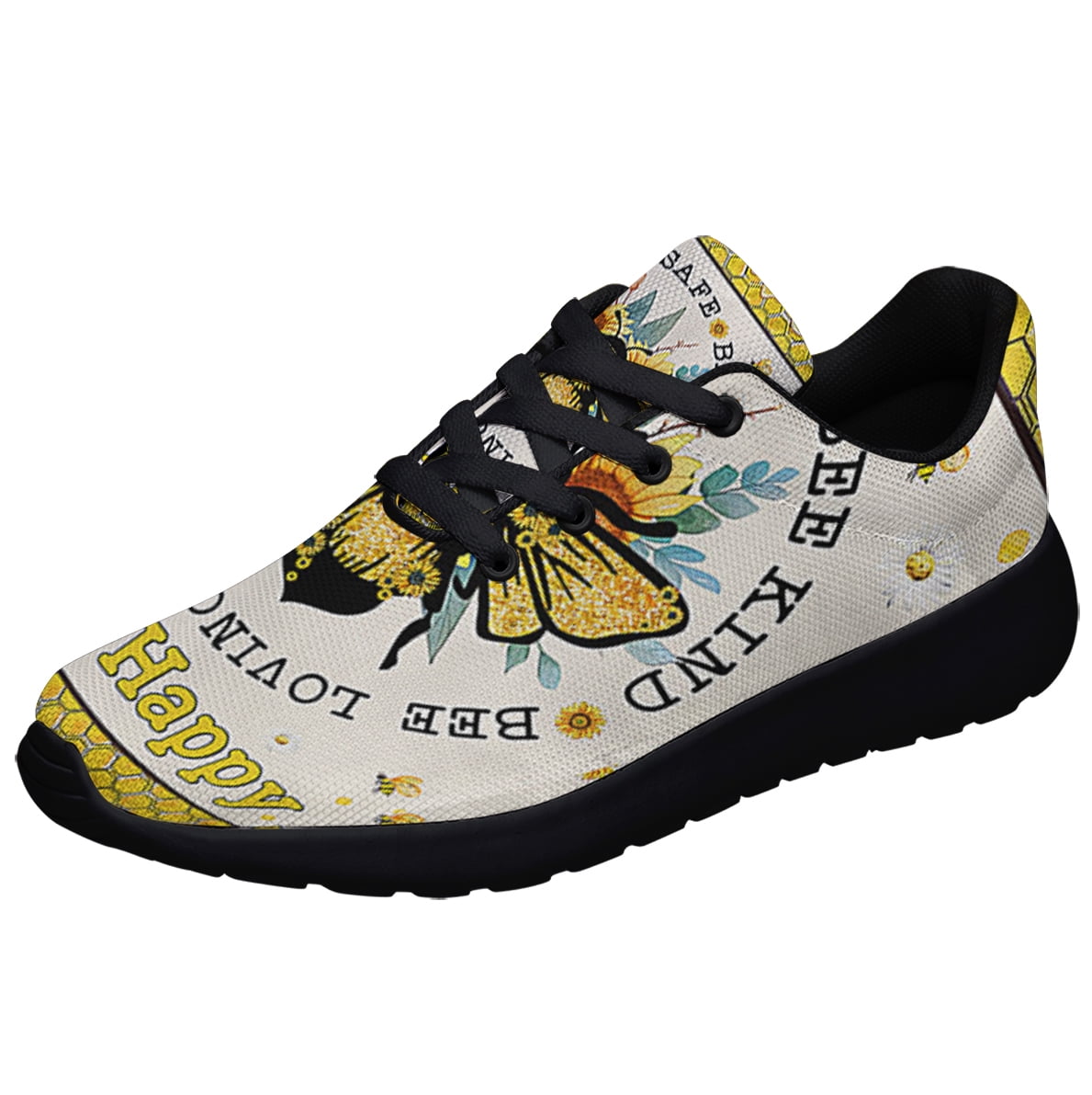 BEE Bee Safe Bee Kind Bee Loving Bee Stong Bee Happy Shoes
