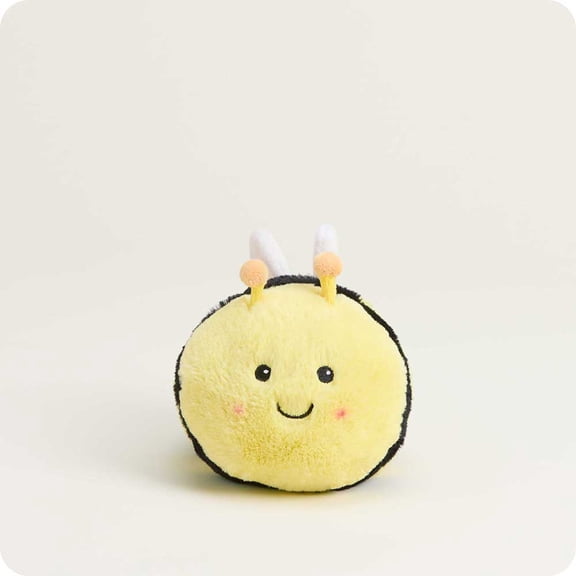 Warmies 9" Junior Bee Cozy Stuffed Animal, Microwavable Heated Plushies and Weighted Soft Plush Toys