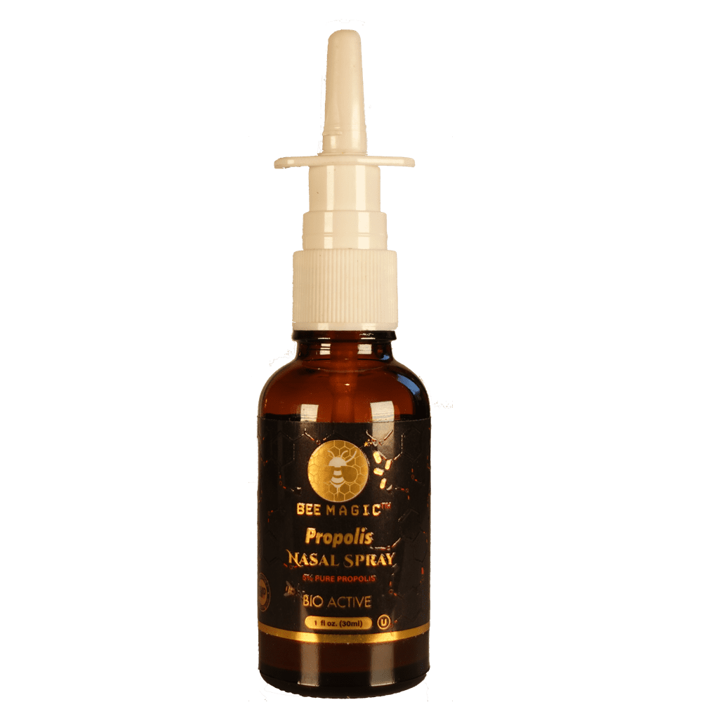 BEE MAGIC Natural Propolis Nasal Spray 1 Fl oz Congestion Relief Drug & AlcoholFree Medical