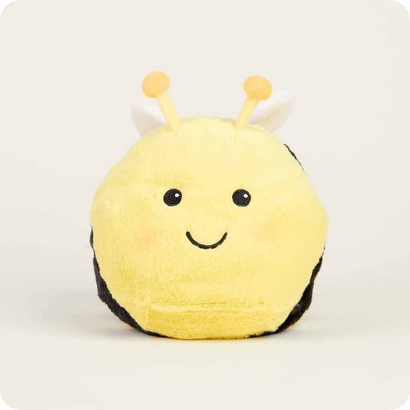 warmies 13” Bee Stuffed Animal, Microwavable Heated Plushies and Weighted Soft Plush Toys