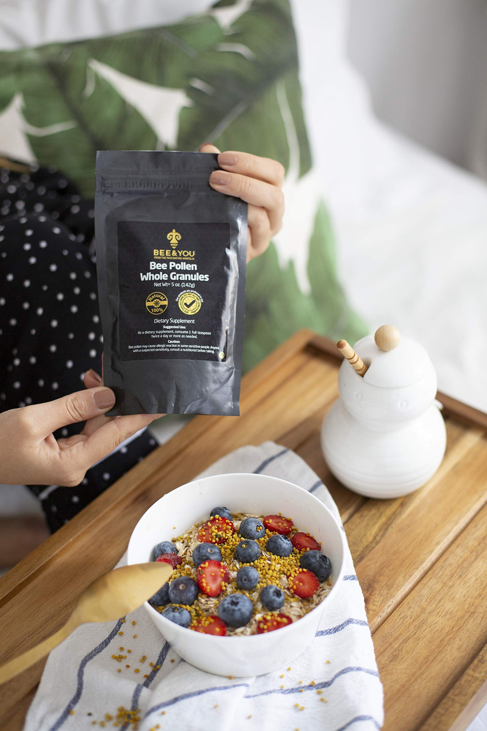 BEE and You Bee Pollen Granules 100 Pure, Natural Bee Pollen