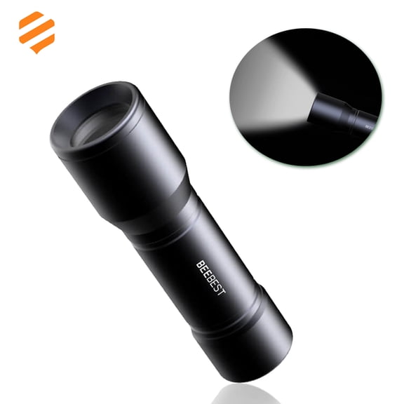 BEEBEST Portable Flashlight Lightweight AAA Batteries 3 Mode Waterproof Mini LED for Camping (4.4 in / 11.17 cm)[cite: 1]