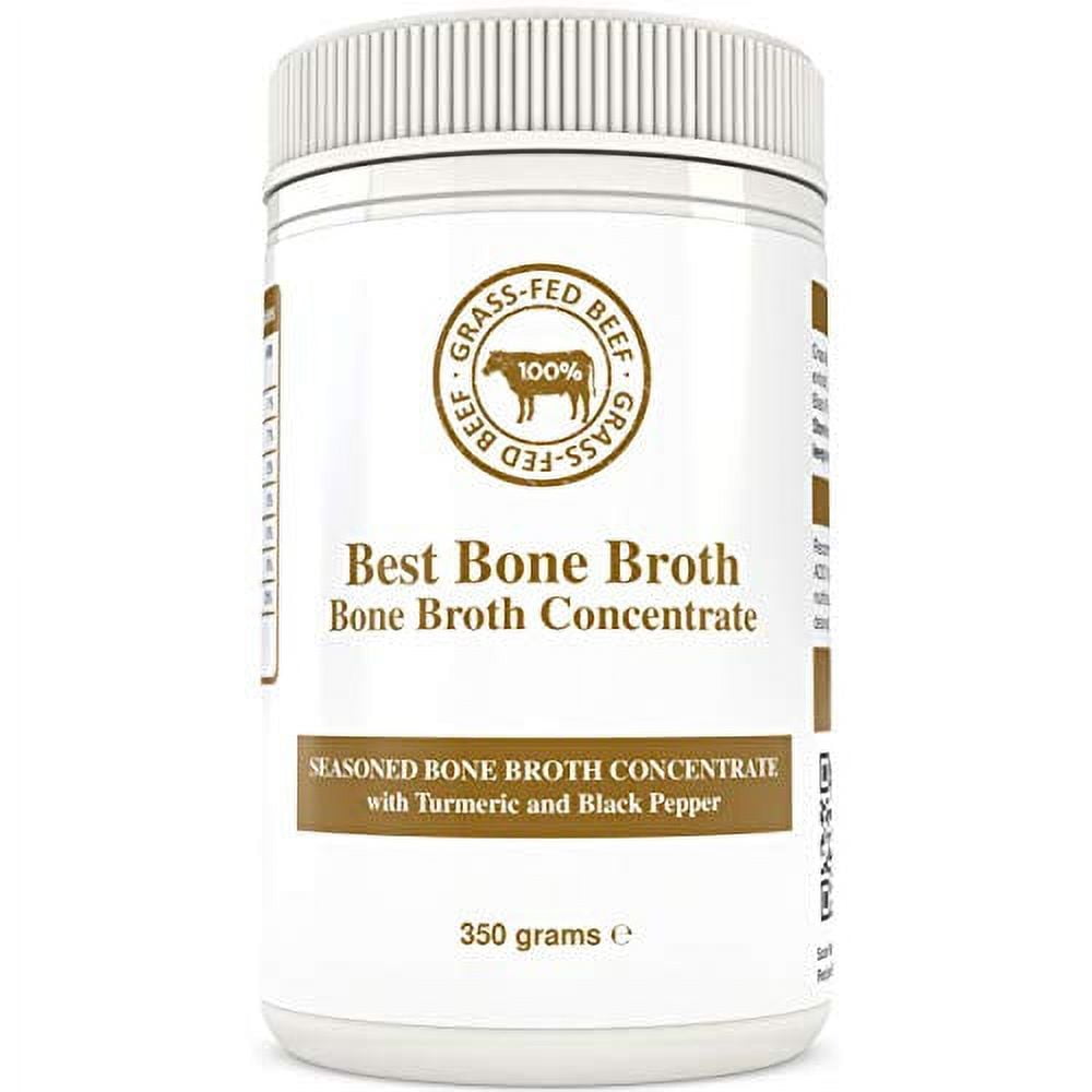 BEEF BONE BROTH CONCENTRATE Turmeric Flavor Grass Fed Made from