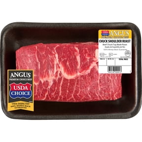 Chuck Shoulder Roast, Choice Angus Beef, 1 lb, 1.0 - 2.25 lb Tray