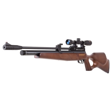 BEEMAN 1517 Commander .177 PCP Bolt Action Air Rifle, Wood Stock, with 4 x 32 Scope and 12-Shot Magizine