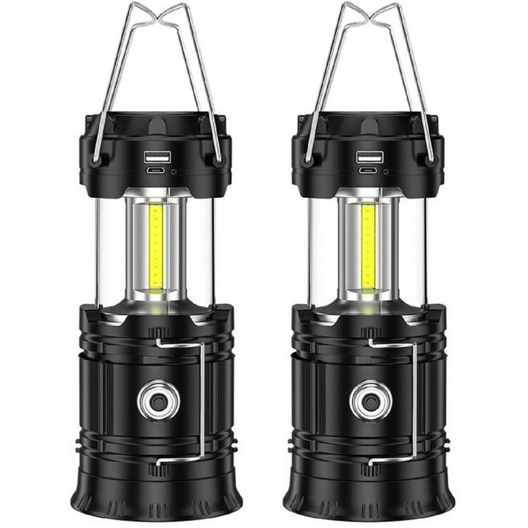 大人気！まとめ一覧 2-Pack BEEPRINCESS LED Rechargeable USB Lanterns, Camping ライト・ランタン