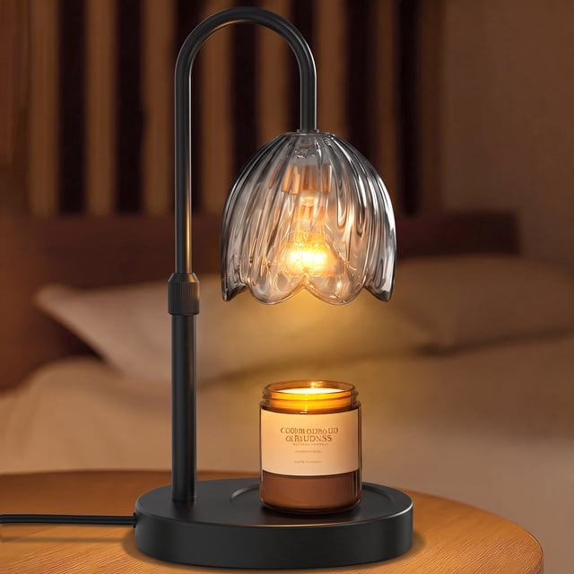 BEEPRINCESS Candle Warmer Lamp, 2/4/8H Timer, Dimmable, Adjustable ...