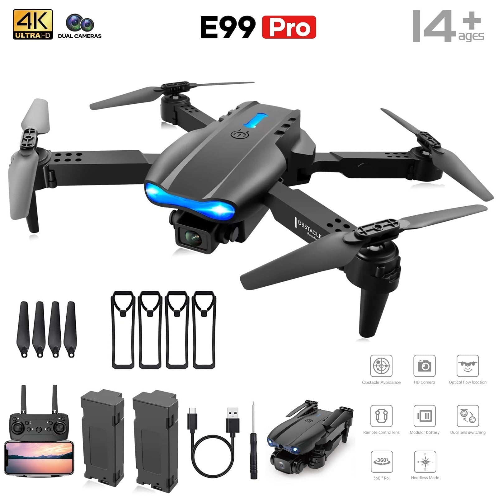 BEEPRINCESS Drone With 4K HD Dual Camera For Adults Kids RC Quadcopter With 2 Modular 1800mAh Batteries For 30 Mins Long Flight: A Clear-Eyed Overview