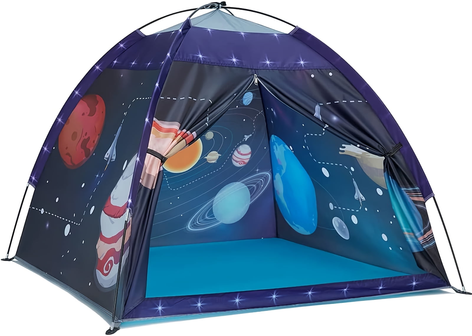 BEEPRINCESS Portable Unisex Kids Space World Play Tents, Blue