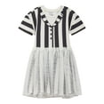 thumbnail image 1 of BEETLEJUICE Drop Shoulder Cosplay Tulle Dress Toddler to Big Kid, 1 of 4