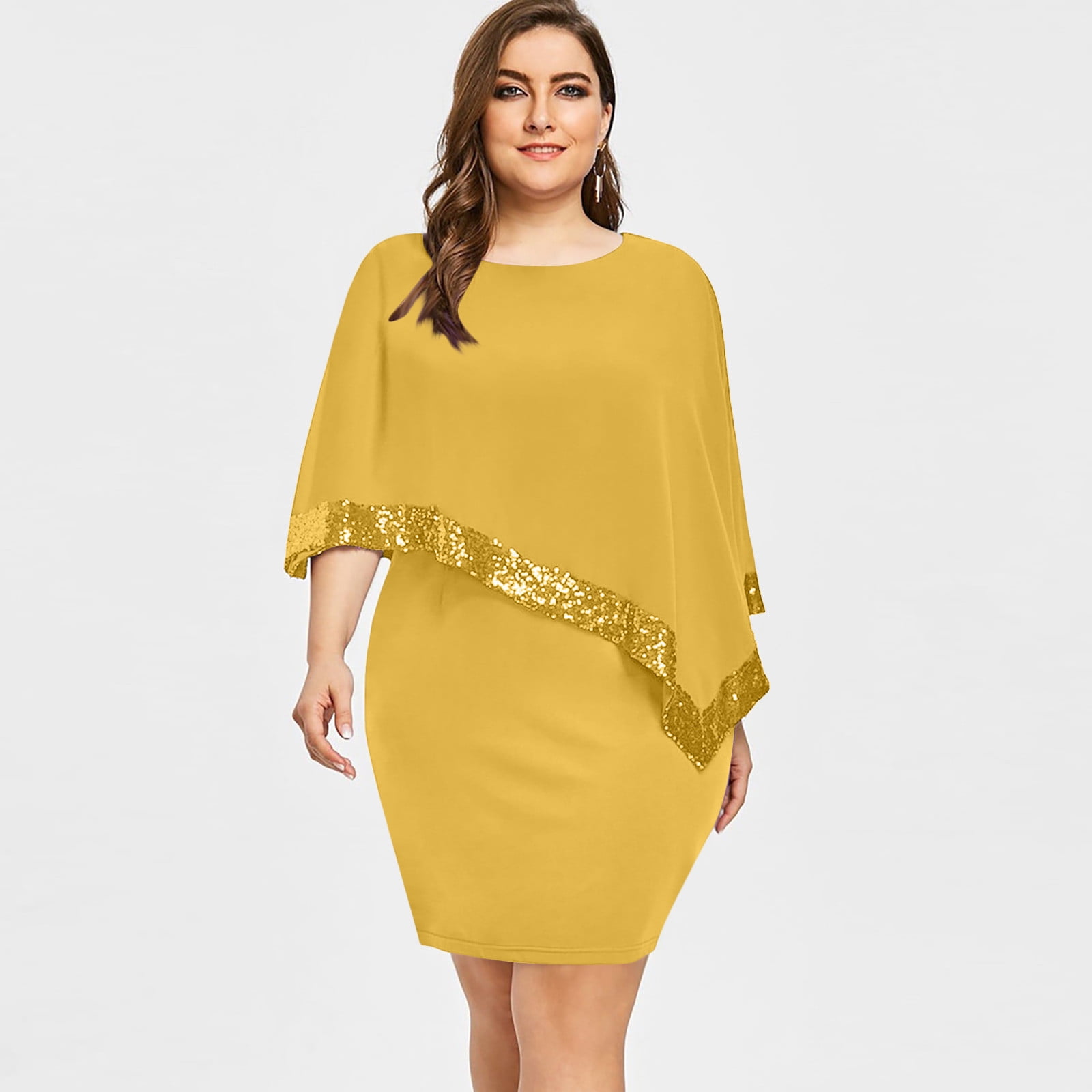 https://i5.walmartimages.com/seo/BEEYASO-Clearance-Summer-Dresses-for-Women-Short-Holiday-Printed-3-4-Sleeve-A-Line-Round-Neckline-Dress-Yellow-2XL_1e845355-804c-4d52-bdc4-46f88104f25b.9de692666cf32a8177c9a6f1a764f33a.jpeg