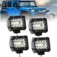 BEEYEO LED Light Pods, STF9 4 Inch LED Light Bars, 240W 24000LM Spot