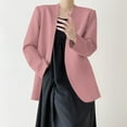 thumbnail image 1 of BEFOKA Blouses for Women Open Front Blazer Jackets Casual 2025 Solid Color Blazers Long Sleeve Tops for Women Business Casual Outfits Office Work Suit Slim Fits for S-2X, 1 of 7