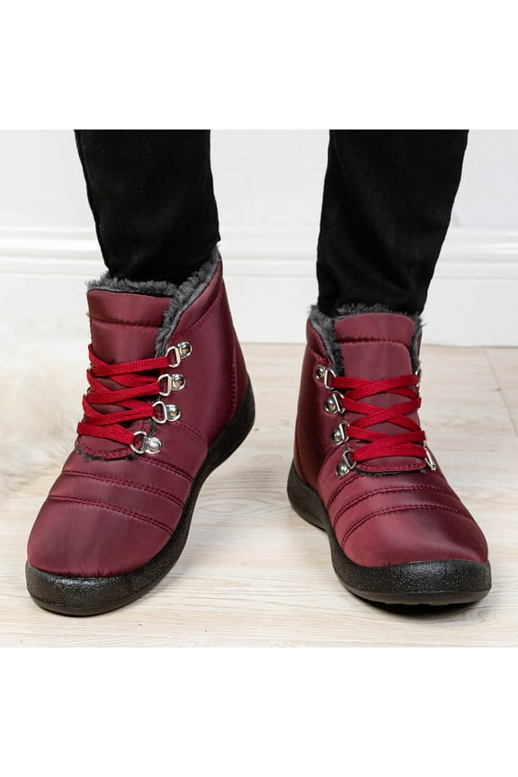 Boots for Women Winter Barefoot Boots Warm Wide Toe Box Snow Boots Drop Sole Outdoor Water Ankle Booties Snow Boots Ankle Shoes Non Sliper Comfortable Mid Top for Driving Walking Outdoor