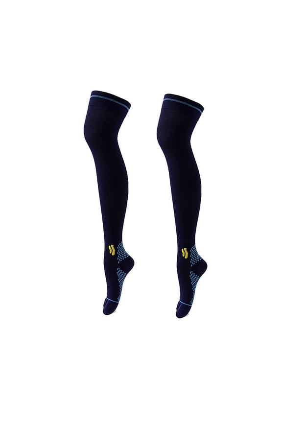 Compress Socks for Women &Men Soft Athletic Socks Knee High Compressions Long Sock Thigh Tigh Boot Stockings Leg Support for Athletic Yoga Running Cycling