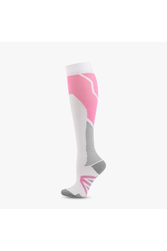 Compress Socks for Women &Men Soft Athletic Socks Knee High Nylon Compressions Long Sock Thigh Tigh Boot Stockings Leg Support for Athletic Yoga Running Cycling