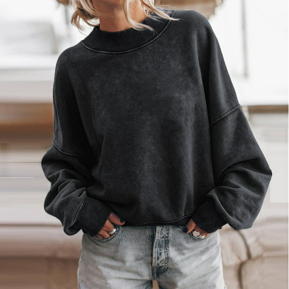 BEFOKA Graphic Shirts for Women Casual Tee Shirts 2025 Crew Neck Basic Tees Shirts Long Sleeve Pullover Tops for Women Trendy Sweatshirts Gift Tops Blouse Outfits S_XXXL