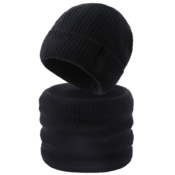 Buffalo Plaid Winter Beanie - Chunky Knit Skull Cap With Pom Pom For Men & Women, Warm & Stretchy