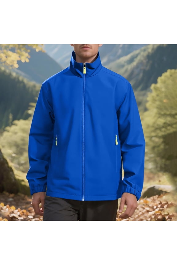 Men's Fall Jackets Waterproof Jacket Rain Coat with Hood 2025 Cold Weather Coats Lightweight Hiking Rocks Climbing Jacket Workout Jackets for Man Outerwear Oversized M_5X