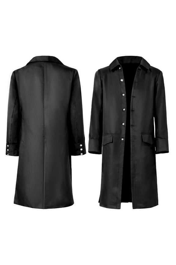 Men's Steampunk Vintage Tailcoat Jacket Gothic Frock Coat Uniform Costume Pirate Coat Renaissance Tailcoat Jacket