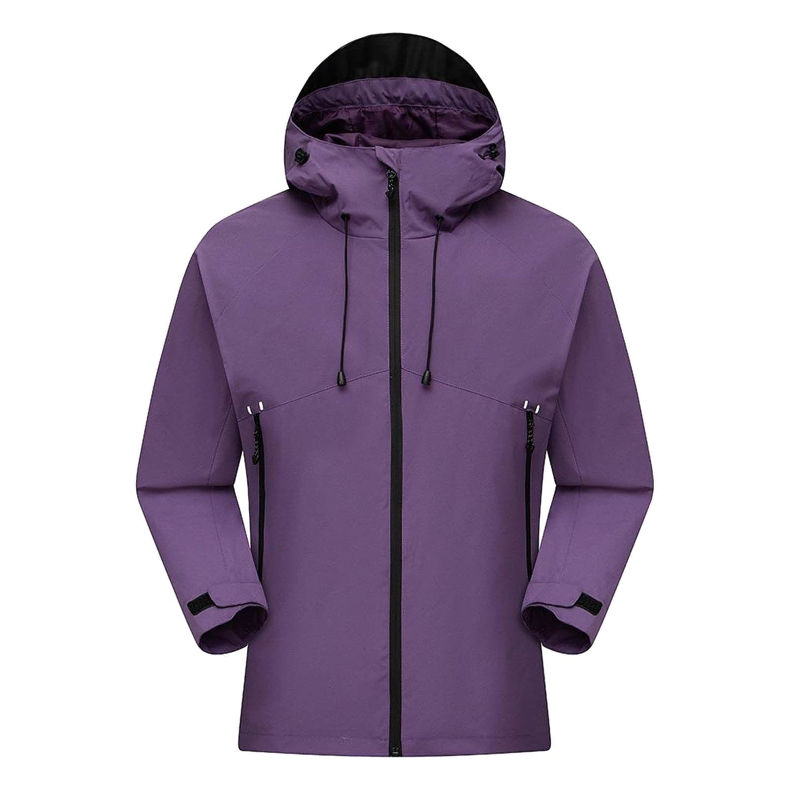 DEPROC A.C.T.I.V.E Women's Ellesmere Friesennerz Raincoat Rain Hood Lined Waterproof Weatherproof Transition Jacket, charcoal, 50 Plus