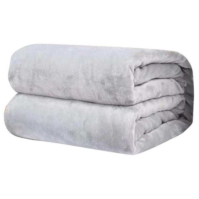 BEFOKA Super Soft Warm Solid Warm Micro Plush Fleece Blanket Throw Rug Sofa Bedding Clearance