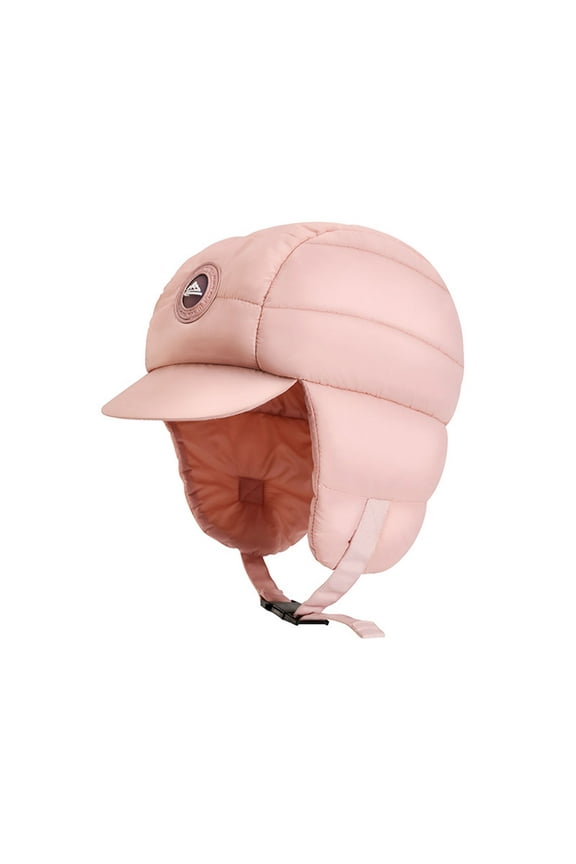 Women Hats Slouchy Fleece Beanie Hats Scarf Ear Flap Warm Winter Knitted Hat Thick Skull Ski Cap , Ear Cover Hat ,Waterproof Hooded Cold Weather Hat Neck Warmer