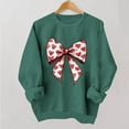 thumbnail image 1 of BEFOKA Women'S Shirts Long Sleeve Valentine'S Day Crewneck Sweatshirt Love Heart Bow Printed Womens Blouses Fall Tops For Women 2025 Pullover Sweatshirts Spring Fall Graphic T-Shirt Holiday Tshirt, 1 of 6