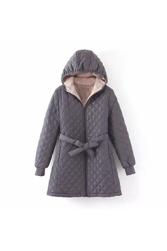 Women's Long Puffer Jacket with Hood Baggy Down Coats Long Winter Warm Travel Puffer Jackets Thickened Winter Coat with Pockets Outwear Going Out Top